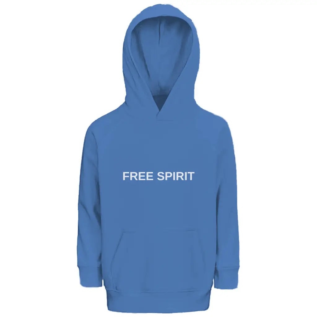 FREE SPIRIT Kinder Bio Hoodie: Nachhaltig & Bequem - Blue