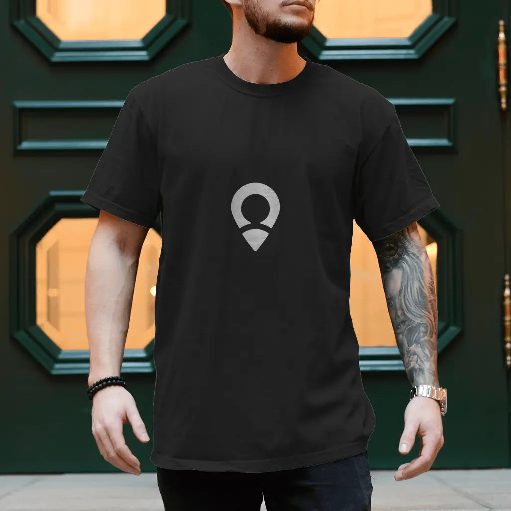 PLACE Herren T-Shirt: Stilvoll & Komfortabel - Black / XS