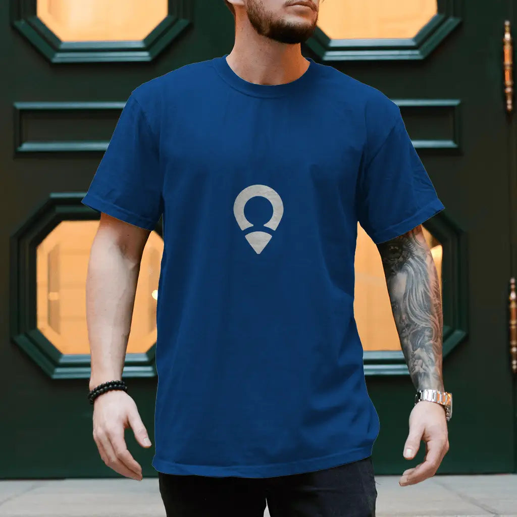 PLACE Herren T-Shirt: Stilvoll & Komfortabel - Royal Blue