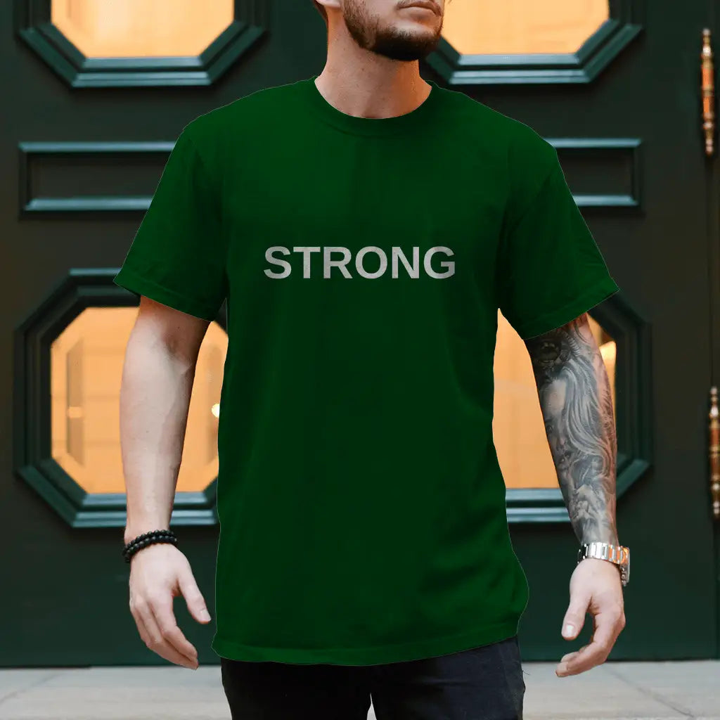 STRONG Herren T-Shirt: Stilvoll & Komfortabel - Bottle